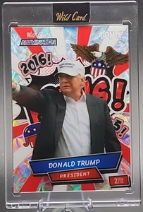 President Donald Trump /8 2024 Wild Card Alumination Silver Scope POTUS SSP - Picture 1 of 2