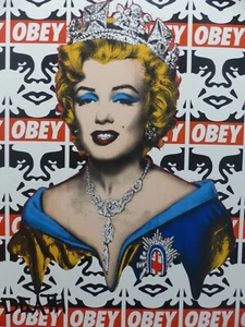 DEATH NYC "GERAHMT" Lithografie ltd. of 100  "Marilyn Monroe" 3D Siegel u COA - Bild 1 von 8
