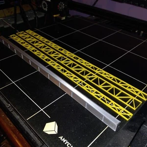 16-Inch 3D Printed Catwalk W/ Conveyer system 1:87 HO Scale. CUSTOMIZABLE! - Picture 1 of 23