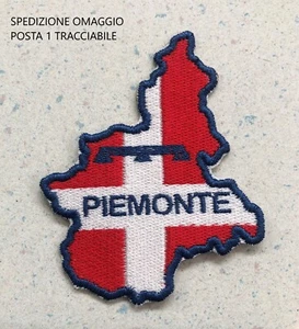PATCH RICAMATA REGIONE PIEMONTE TERMOADESIVA CM 6X7,5 - Picture 1 of 1