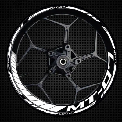 Wheel Hub Rim Decorative Decal Reflective Sticker For YAMAHA MT07 MT-07 700 A - Image 1 of 4