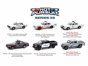 Hot Pursuit Serie 39 JUEGO DE 6 Modelos Diecast Escala 1:64 - Greenlight 42970 - Imagen 1 de 3
