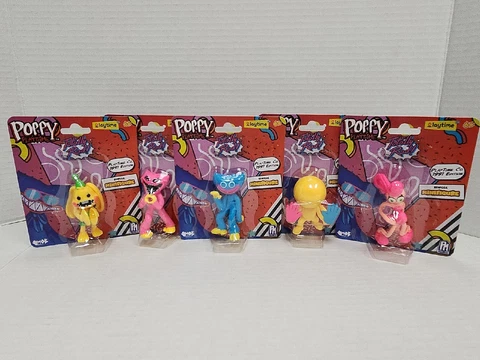 Poppy Playtime Collectible Mini Figures Complete Set of 5 1991 Edition Cover