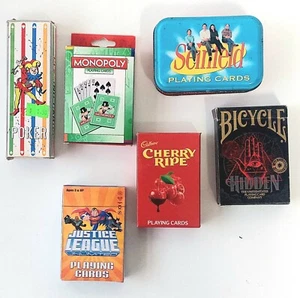 Bulk Lot Of 6 Packs Novelty Playing Cards | Monopoly, Seinfeld, Cherry Ripe,... - Picture 1 of 17