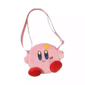 Kawaii Anime Kirby Plush Bag Toys for Girls Hand Bag Star Kirby Messenger - Picture 1 of 9