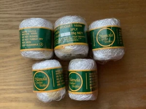 5 x 25gm balls Hamola Rayon Crochet yarn - 3 ply - Picture 1 of 1