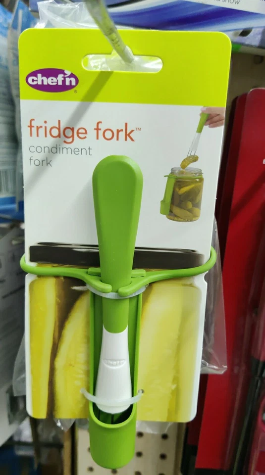 Stainless Steel Pickle Fork Fruit Grabber Tool Kitchen Gargets for Pickle Jars - Image 1 of 1