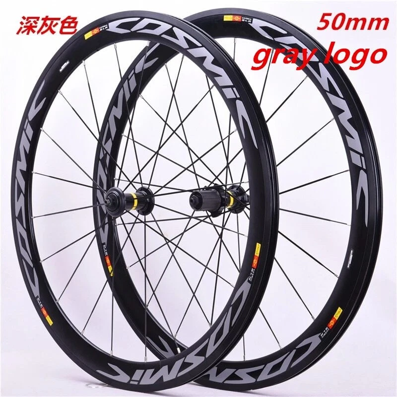 50MM Road Wheelset 700C Pack V/C Lap Brake Straight Pull Bike Wheel Cosmic Elite - Image 1 of 4