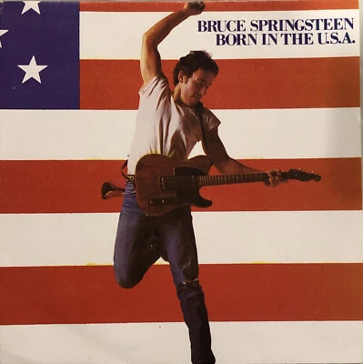 Bruce Springsteen Born In The U.S.A b/w Shut Out The Light (Vinyl 7” Spain 1985) - Image 1 of 4