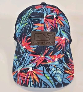 Vineyard Vines Birds of Paradise Floral Hawaiian Trucker Hat NEW W/TAG - Picture 1 of 7