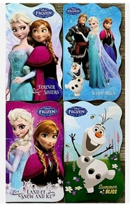 Complete Set of 4 Disney Frozen Board Books, New! - Imagen 1 de 4