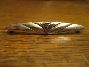 .925 Spilla Argento Spilla Art Déco Ametista SOGNO!!! vintage - Foto 1 di 3