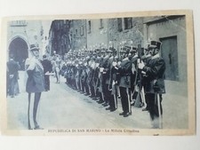 CARTOLINA REPUBBLICA DI SAN MARINO MILIZIA CITTADINA GUARDIA PAESAGGISTICA