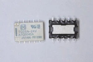 10 piezas relé n.º517 SDS Matsushita TQ2SA-24V 2 conmutadores 1 bobina SMD - Imagen 1 de 1