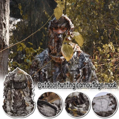 Outdoor Hunting Camouflage Mask Mosquito Prevention and Bird Watching FaceMask - Image 1 of 4