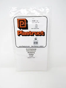 Plastruct 91250 klare Kunststoffplatten Copolyester 0,010 Zoll 0,3 mm 7 Zoll x 12 Zoll 3er Set - Bild 1 von 2