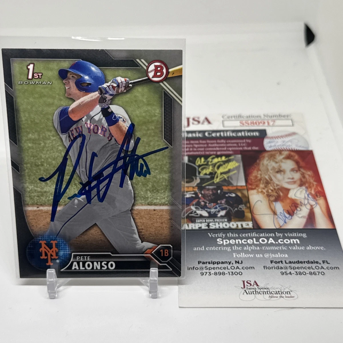 Bowman Pete Alonso Baseball 2016 Season Sports Trading Cards