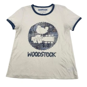 Camicia girocollo con borchie bandana Woodstock taglia small marca Lucky - Foto 1 di 14