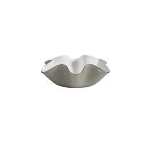 Vesta Home - SOFT Centrotavola piccolo in cristallo acrilico bicolore tortora mo - Foto 1 di 1