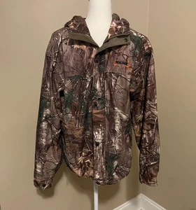 Realtree Camouflage Hunting Jacket Hooded Water Resistant Men's Size M - Picture 1 of 6