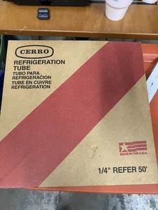 *NEW Open Box 40’ of Copper CERRO 1/4" REFER REFRIGERATION TUBE Tubing - Picture 1 of 9