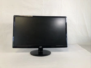 Acer S241HL 24" Widescreen 1080p Grade A LED LCD Monitor - NO Adapter - Picture 1 of 3