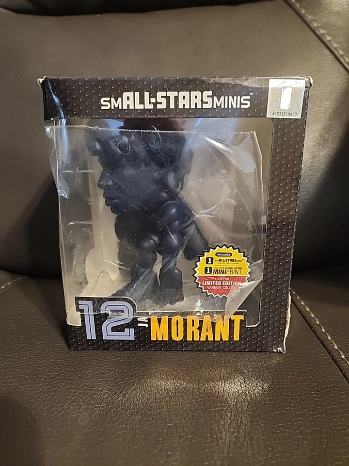 NBA SMALL-STARS-minis 6": Ja Morant #3 Grizzlies CHASE VARIANT LIMITED Foto 1 de 4