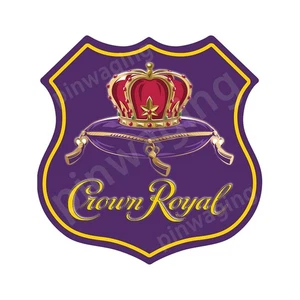 Modernes Blechschild Crown Royal Purple Sign - Schild Blechschild - Haus Bier Bar Caf... - Bild 1 von 5