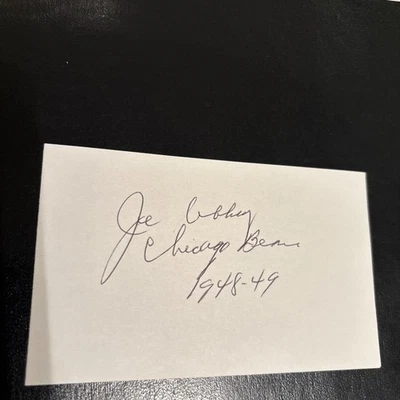 Joe Abbey (N.TX St.) End, ‘48 Chicago Bears, N.Y. Bulldogs, Died in 2014 - Image 1 of 2