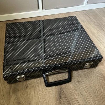 Vintage 80s Storage Case + 45 Cassette Tape Bundle Joblot police Cher Elton etc  - Image 1 of 4