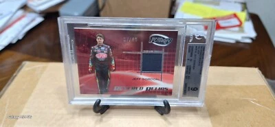 2009 Press Pass Fusion Revered Relics Silver Jeff Gordon RUmemo 27/65 BGS MINT 9 - Image 1 of 3