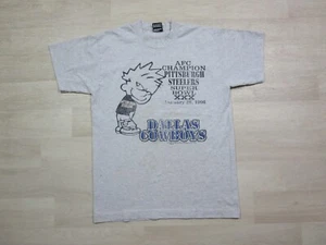 Vintage Super Bowl T Shirt (M) Pittsburgh Steelers Funny Spoof T Shirt Angry Kid - Picture 1 of 9