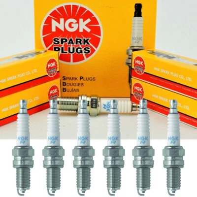 Vela de ignição padrão NGK 6 peças conjunto DCPR8E para 2001-2006 BMW M3/ Z3/ Z4 3.2L L6 - Imagem 1 de 4