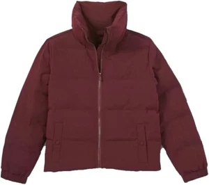 Art Class Girl’s Purple High Neck Full Zip Cropped Puffer Jacket Size 4/5 - Picture 1 of 11