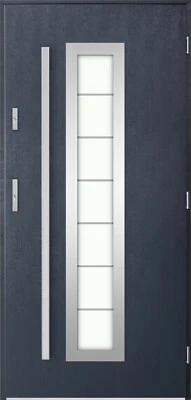 Modern Front Entry Door, Choice of Sizes & Colours, Globarro PS HE1, Metal - Image 1 of 4