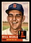 1953 Topps Baseball #170 Bill Werle VG/EX *h1