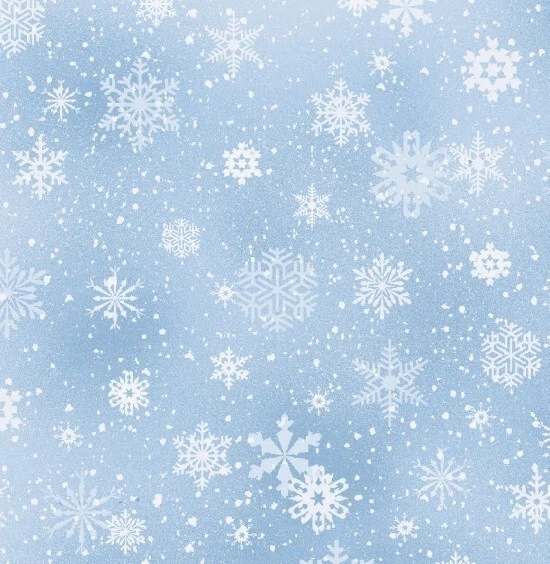 Algodón Copos de Nieve Lanscape Medley Algodón Tela Estampado por Yarda D401.74 Foto 1 de 1