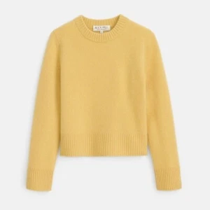 Alex Mill Michelle Crewneck Sweater in Cashmere Yellow Size Large - Picture 1 of 5