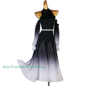 Vestido largo de gasa de salón Vestidos de baile Vestidos de competición Estándar Tango Vals - Imagen 1 de 27