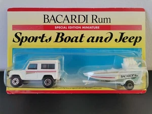 MATCHBOX LAND ROVER 90 Seafire Boat & Trailer BACARDI TWIN PACKS - Foto 1 di 6