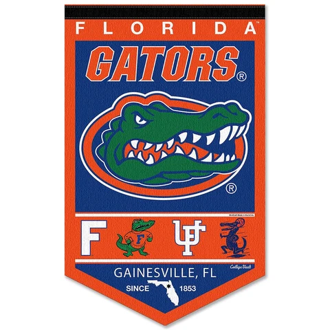 Florida Gators Heritage Logo History Banner Pennant Cover
