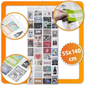 Fotovorhang XXL Bildervorhang Fotogalerie Bilderrahmen mit 40 Taschen für Fotos - Bild 1 von 4
