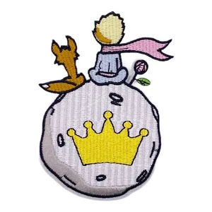 Der kleine Prinz Patch Aufnäher Bügelbild Flicken Applikation Fox Saint-Exupéry - Bild 1 von 4
