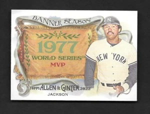 2022 Allen & Ginter  REGGIE JACKSON Banner Season -NEW YORK YANKEES- #BS-43 - Picture 1 of 1