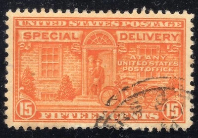 Scott E13 15c Special Delivery Deep Orange, XF, Used, Light Cancel, NICE! - Image 1 of 2