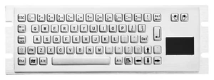 Compact Embedded Metal Industrial Stainless Steel Keyboard With Touchpad For UAV - Picture 1 of 4