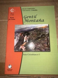 Obras para Guitarra: Colombia V. 3 Partituras Suite Colombiana Nº 3 Gentil Montana - Imagen 1 de 4