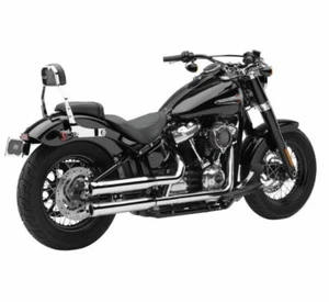Cobra 3" NH Neighbor Hater Slip-On Chrome Mufflers Exhaust 2018 Harley Softail - Picture 1 of 1