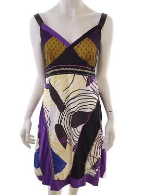 Frime  T. L Morado Midi Vestido de verano Algodón Sin mangas - Imagen 1 de 4