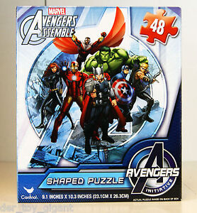 Avengers - Geformters Puzzle - 48 Teile - 23cm x 26cm - Version 1